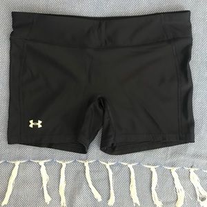 ✨SOLD✨Under Armour navy blue spandex shorts- small
